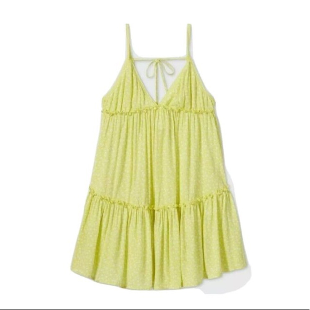 Wild Fable Women's Sleeveless Tiered Swing Dress L